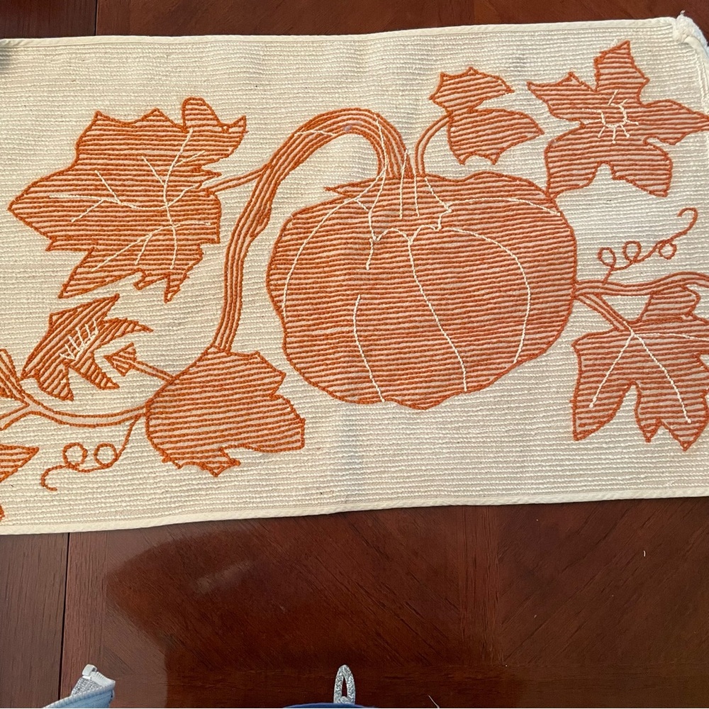 Fall/Autumn Pumpkin Rug/Mat for Bathroom/Kitchen - Picture 3 of 6